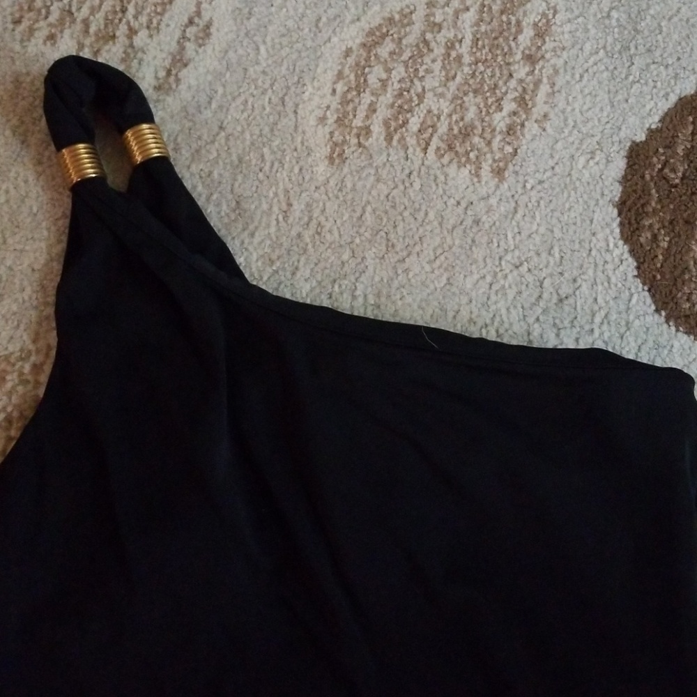 Black cocktail dress (XS) - Picture 2 of 3